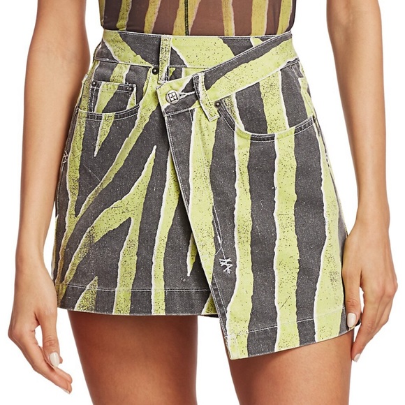 Ksubi Skirts Ksubi Wrap Zebra Skirt Poshmark